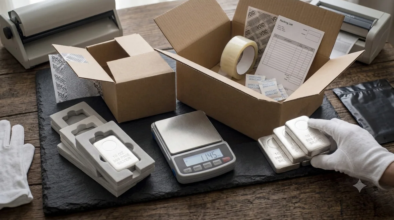 Shipping and Receiving Heavy Silver Orders